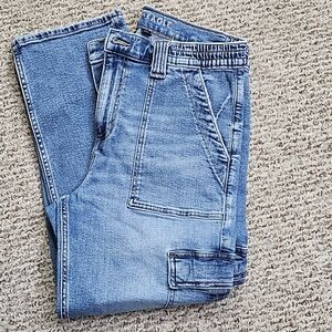 American Eagle Denim Cargo Jeans